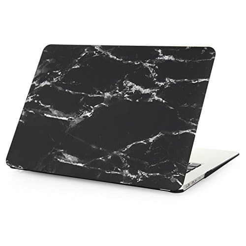 UESWILL Marble Pattern Hard Shell Case Cover Compatible with 2010-2017 Release MacBook Air 13 inch Model A1466 / A1369 (No Touch ID), (Black/White) thumbnail 3