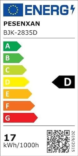 PESENXAN Badspiegel mit Beleuchtung 80x53cm, Asymmetrischer Spiegel mit Beleuchtung 3 Lichtfarben Dimmbar, Touchschalter, LED Spiegel Bad IP44 Energiesparend Für Badezimmer thumbnail 10