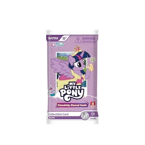 Kayou My Little Pony Friendship Eternal Cards, Fun Moment Edition, English Series 1, Display Box with 12 Packs, 127 Cards, 7 Rarity Levels thumbnail 2