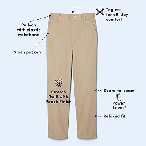 French Toast Boys Pull-On Relaxed Fit School Uniform Pant (Standard & Husky) thumbnail 8