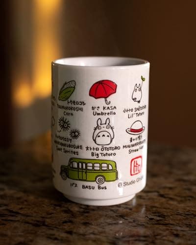 Studio Ghibli - My Neighbor Totoro - Totoro and Friends, Benelic Porcelain Japanese Teacup thumbnail 3