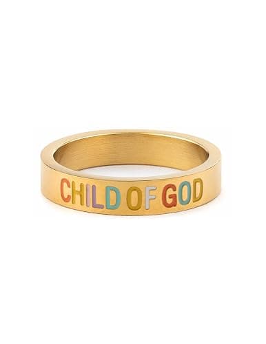 Elevated Faith Gold Child of God Ring - Image 1