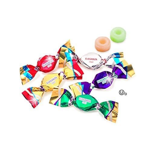 GLITTERATI Eleganza Assortment Italian Miniature Hard Candies, Individually Wrapped Gourmet Candy, Vegan, Gluten Free, Non-GMO, 5.5 Oz Bag, Approx. 150 Count thumbnail 3