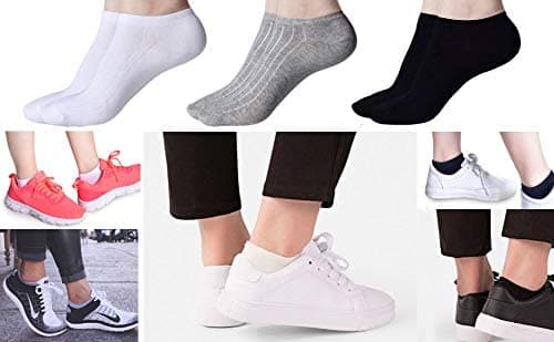 SIONCY Women's Low Cut Socks,3-15 Pair Ankle No Show Athletic Short Cotton Socks thumbnail 4