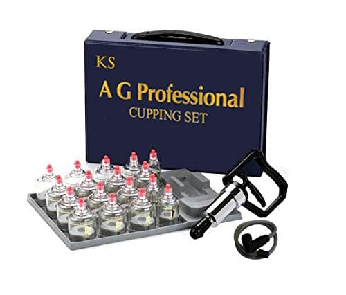 Professional Cupping Set *Made in Korea* (17 Cups) with Extension Tube($3.00 Value) KS Choi Corp "Made in Korea." - Image 1