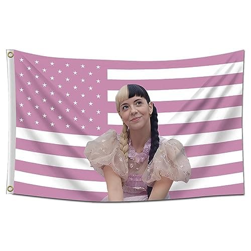 DecrPlus Melanie Flag American USA Banner Bedroom Living Room Dorm Garage Man Cave Decoration (HD Printing, Durable 150D Polyester) - Image 1