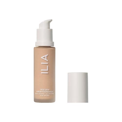 ILIA - True Skin Serum Foundation | Non-comedogenic, Cruelty-Free, Vegan, Weightless Feel, Buildable Coverage, Safe For Sensitive Skin (Texel SF3) - Image 1