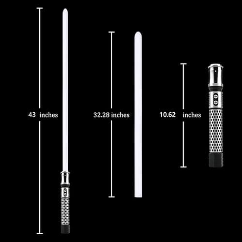 X-TREXSABER Motion Control Light Saber, 27 Set Sound Effects with 12 Color Change, Premium Metal Hilt Light Saber for Adults and Kids Gift thumbnail 2