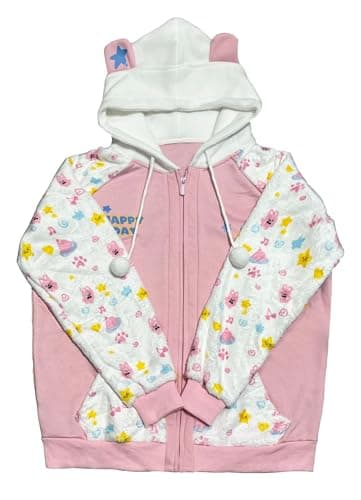 Erqiroc Tenshi Kawaii Hoodie Cutecore Clothes Cat Print Hoodies Star Jojifuku - Image 1