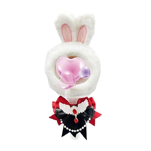 Lightstick Decoration Set Including A Cute Fluffy Cartoon Light Stcik Covers, A K-pop Ribbon Bow Tie Intended for Concert Accessories Merchandise - Image 1