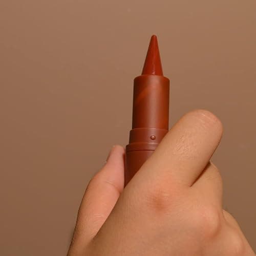 3Pcs 2-in-1 Gradient Lip Liner and Lipstick Lip Combo Set - Coffee Bean & Mulberry & Dark Colors Achieve Flawless Contour and Gradual Ombre Effect Crayon Form Cone Tip, Dark Brown Black Lip Liner Set thumbnail 8