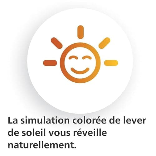 Philips Eveil lumière, Fonction Lever du soleil, 5 sons naturels, Radio FM numérique, Blanc (modèle HF3519/01) thumbnail 5