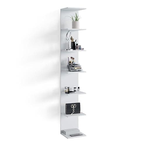Vicco Étagère Paolo, Blanc, 30x190cm, pouvant être monté pour Le Rangement de Livres et d’Objets de décoration thumbnail 6