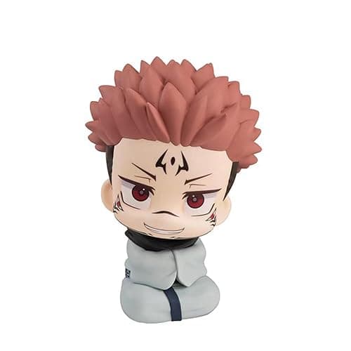 QAHEART 2pcs JJK Figure Ryomen Sukuna Look Up Figure, 10cm Anime Action Figure Model Statue Cake Topper Decoration Handmade Collectible Gifts for Fans thumbnail 3
