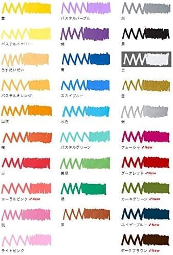 Posca Paint Marker Medium Point (PC-5M) 29 Colors FULL RANGE Bundle Set Uni Mitsubishi Poster Colour ALL COLOR 2.2mm Marking Pen Original Memo pad Set thumbnail 2