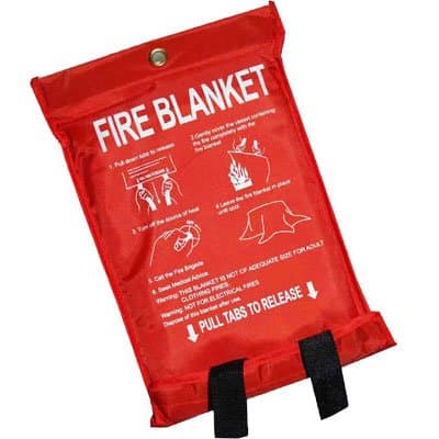 Quick Release Home Extinguisher Fibreglass Fire Blanket - Image 1