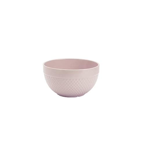 TTU Tabletops Gallery Hobnail Style 4 Piece Timeless Grey Stoneware Nesting Mixing Bowl Set for Baking and Cooking thumbnail 7