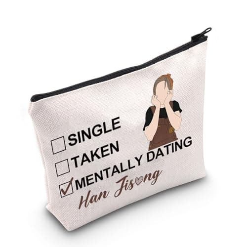 JNIAP Stay Han Makeup Bag Stay Quokka Gifts Single Taken Mentally Dating With Han Gifts Stay Member Gifts (WITH HAN mb) thumbnail 7