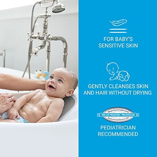 EUCERIN AQUAPHOR Baby Wash & Shampoo for Baby's Sensitive Skin, 500mL | Baby Body Wash | Provitamin B5 | Fragrance-free Body Wash | Recommended by U.S. Pediatricians - 500 ml (Pack of 1) thumbnail 2