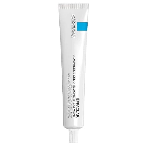 La Roche-Posay Effaclar Adapalene Gel 0.1% Acne Treatment, 1.6oz | Retinoid cream acne medication gel for blackheads and whiteheads. Oil free formula helps clear blemishes and clogged pores. thumbnail 8
