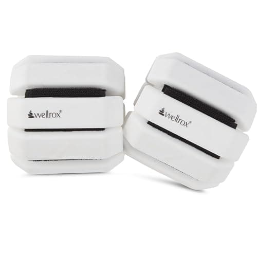 Wellrox Weighted Bangles – Adjustable Ankle and Wrist Weights for Women & Men – Set of Ankle Weights 2 lbs (1 lb Each Wrist Weight) | Weighted Arm Bands for Pilates, Yoga, Running & Walking thumbnail 7