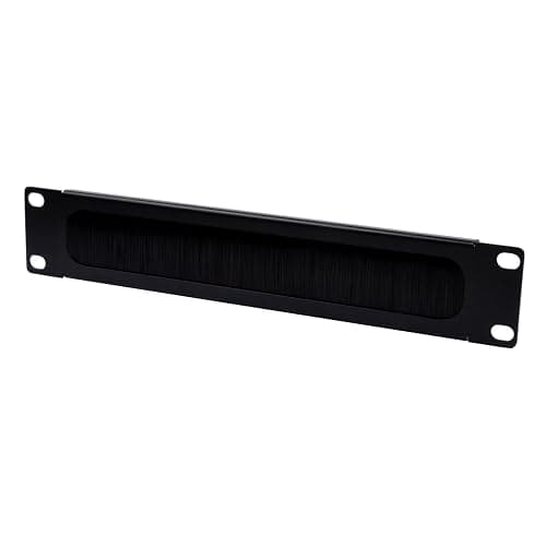 GeeekPi 10 inch 1U Brush Cable Manager Rack Mount Cable Management Panel with Brush Strip for Cable Entry for DeskPi RackMate T1/T0/T2/T1 Plus/T0 Plus and 10 inch Server Rack or Network Cabinet (2) thumbnail 9