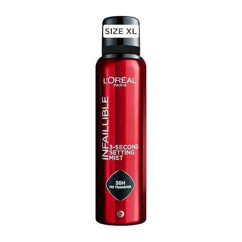 L'Oréal Paris - Spray Fixateur de Maquillage - Waterproof - Sans Transfert - Formule Légère - Non Collant - Résistant à l'Eau et à la Transpiration - Tenue Jusqu'à 36h - Infaillible - Format XL 150 ml - Image 1