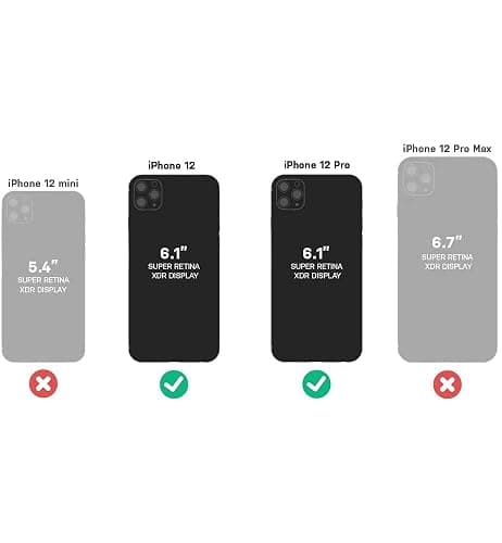 OtterBox Symmetry Series Case for iPhone 12 & iPhone 12 PRO (ONLY) Non-Retail Packaging - Black thumbnail 2
