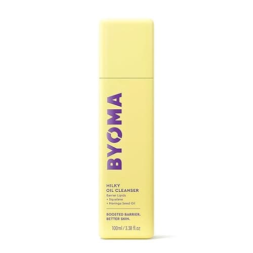 BYOMA Milky Oil Cleanser - Hydrating Facial Cleanser for Skin Barrier Repair - Tri-Ceramide Face Wash for Sensitive Skin & All Skin Types - Deeply Hydrated Skin, No Oily Residue - 3.38 fl oz - Image 1