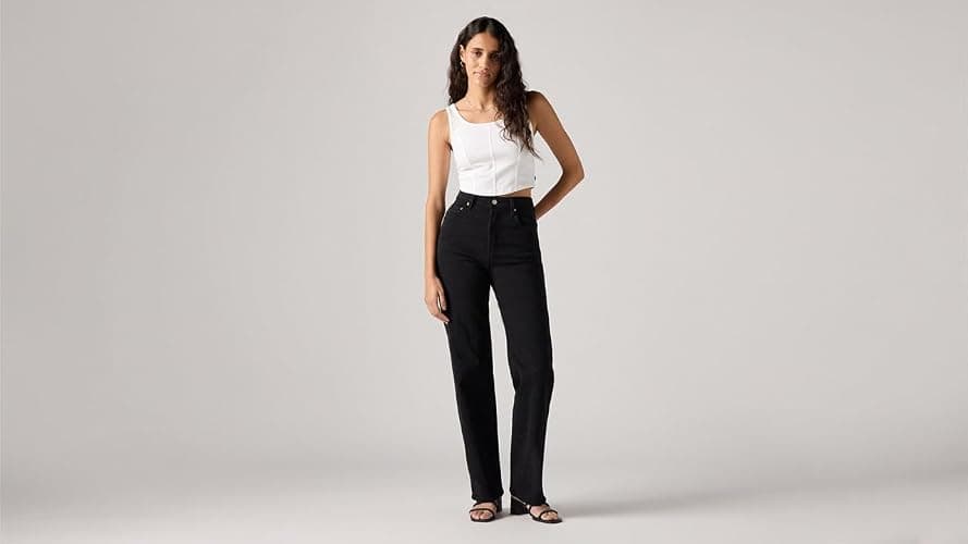 Levi's Ribcage Full Length Jeans Femme thumbnail 4