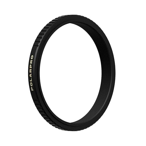 PolarPro - Fuji X100 Series Filter Adapter - Black - Compatible with X100VI, X100V, X70, 49mm - Image 1