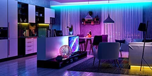 phopollo Led Strip Light, 30m Led Strip Lights(2 Rolls of 15m) Music Sync Mode with Mic,Smart App Control with Remote, Ultra-Long 24V Lights for Bedroom, Party, Packaging May Vary thumbnail 8