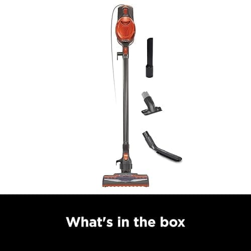 Shark Rocket Ultra-Light Corded Bagless Vacuum for Carpet and Hard Floor Cleaning with Swivel Steering (HV301), Gray/Orange thumbnail 11
