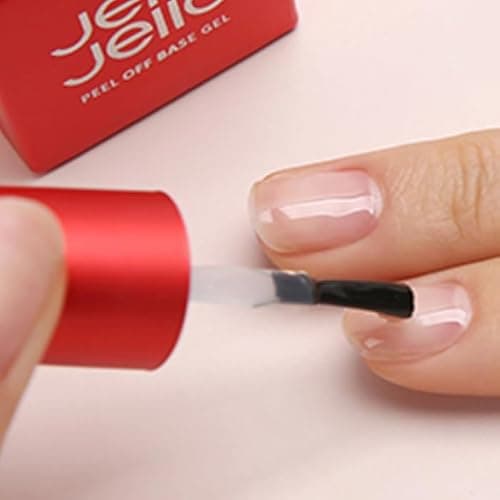 KAYNEY JELLOJELLO Peel Off Base Gel 10ml UV/LED Cure Peelable Nail Base for Easy Removal DIY Gel Nails thumbnail 4