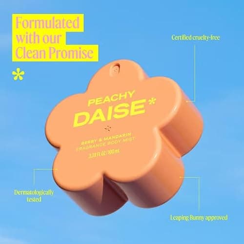Daise Peachy Women’s Body Mist, 3.38 fl oz – Fruity Berry & Mandarin Fragrance Spray for Everyday Fresh Scent thumbnail 2