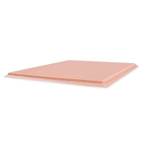 A Pound of Flesh Practice Tattoo Skin Silicone Fake Skin for Practice or Display Professional Quality, Square with Bevel Edge, 11 x 9 Inch, .5 Inch Thick, Flesh thumbnail 2
