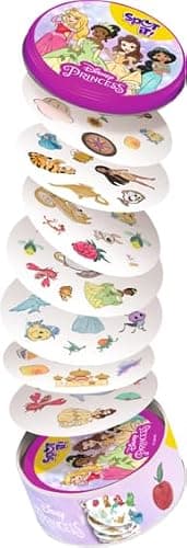 Asmodee Spot It! Disney Princess Card Game (2024 Refresh) - Eco-Sleeve Edition, 5-in-1 Visual Perception Game for Quick Reflexes and Family Fun, Ages 6+, 2-8 Players, 10 Minute Playtime thumbnail 6