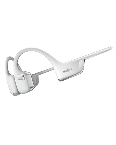 SHOKZ New OpenRun Pro 2 - Open-Ear, Bone Conduction Sport Headphones - with Reflective Strip - Sweat Resistant, Workout Headphones - Secure, Wireless, Comfortable Fit-Deep Bass and Smart Mic App - Standard - Silver - Image 1