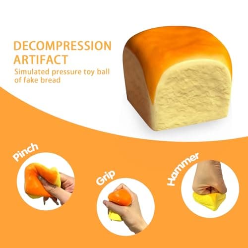 Butter Slow Rising Squishy，Squishy Toy,Dumpling Stress Balls，PU Materia Fidget Toy for Office or Party Favor thumbnail 5