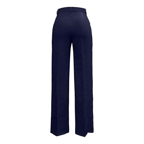 2025 Trousers Women Wide Leg Pants High Waisted Dressy Work Trousers Business Casual Palazzo Pants with Pockets thumbnail 3