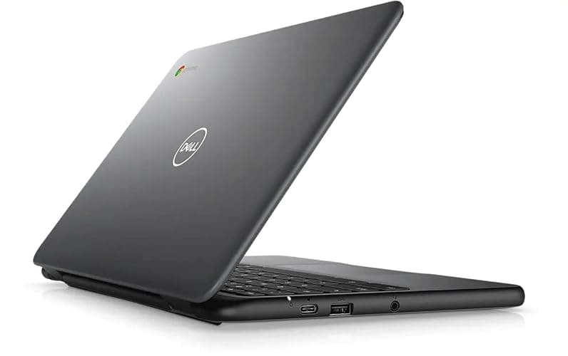 Dell Chromebook 11 3100 11.6"" Touchscreen Chromebook - HD - 1366 x 768 - Celeron - 4GB RAM - 32GB Flash Memory, Black (Renewed) thumbnail 3