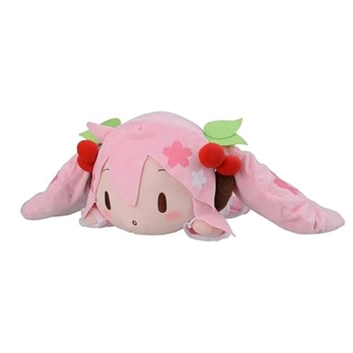 NESOBERI (Lay-Down) Hatsune Miku Series SP Plush Sakura Miku thumbnail 6