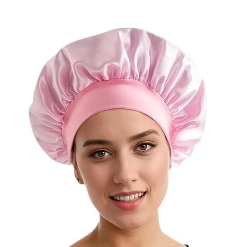 XINYUNXIN 12PCS Heatless Curls Overnight Set, Heatless Curling Set for All Hair Types, Satin No Heat Hair Rollers with Scrunchies & Clips - Safe & Comfortable to Sleep in for Natural Waves(Pink) thumbnail 3