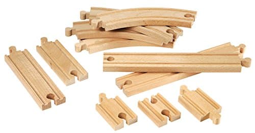 BRIO World Expansion Pack - Beginner Wooden Train Track for Kids Age 3 Years Up - Compatible with all BRIO Railway Sets & Accessories thumbnail 3