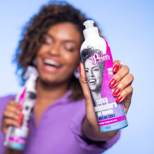 Seiva Modeladora Soul Power - Gel Líquido, Recupera e Define os Cachos - 315ml thumbnail 2