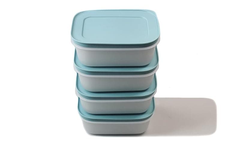TUPPERWARE Gefrier-Behälter 450 ml weiß-blau (4) Eiskristall Behälter Kristall P 21752 thumbnail 2