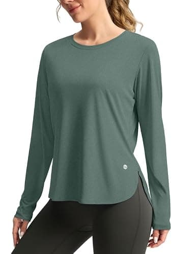 Women's Sun Shirts UPF 50+ Long Sleeve UV Protection Shirt Lightweight Quick Dry Workout Hiking Tops for Women - Image 1