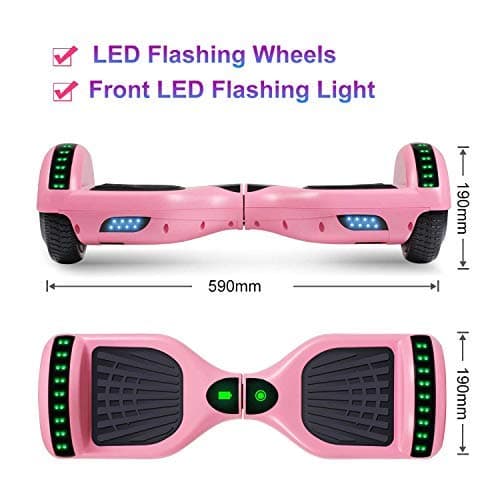 SISIGAD Scooters for Kids Ages 7-12, with Built-in Bluetooth Speaker and 6.5" Colorful Lights Wheels, Safety Certified Self Balancing Scooter thumbnail 2