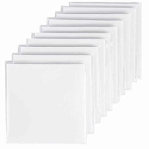 Berklia Transparent Sticky Notes,3x3 Inch Clear Sticky Notes,Waterproof White Bible Sticky Note,Transparent Stickers for School Supplies College(10 Packs,500 Sheets) - Image 1