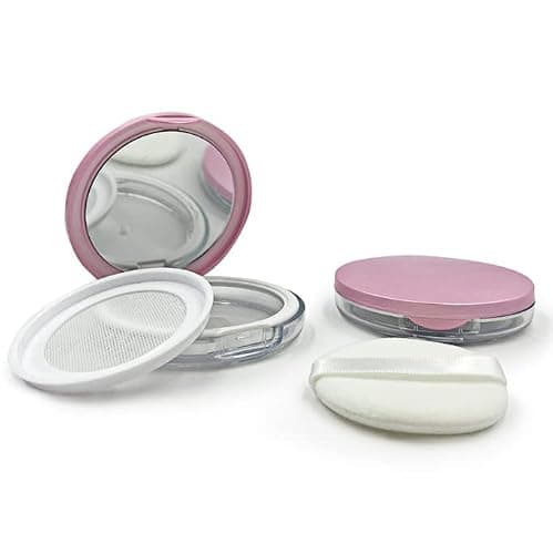 HLLMX 1 PCS 3 g/ 0.11 Oz Empty Refillable Makeup Powder Container Loose Powder Container Empty Reusable Powder box BB Cream Box Powder Box with Air Cosmetic Jars Travel Containers thumbnail 4